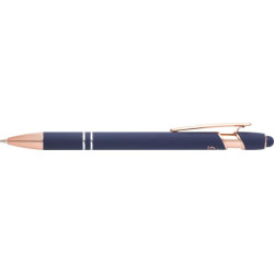 Stylo publicitaire bille Nanna avec finition or rose Stylo publicitaire bille Nanna avec finition or rose