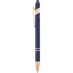 Stylo publicitaire bille Nanna avec finition or rose Stylo publicitaire bille Nanna avec finition or rose