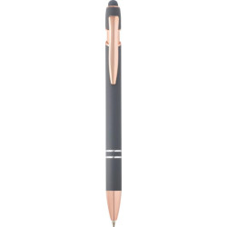 Stylo publicitaire bille Nanna avec finition or rose Stylo publicitaire bille Nanna avec finition or rose