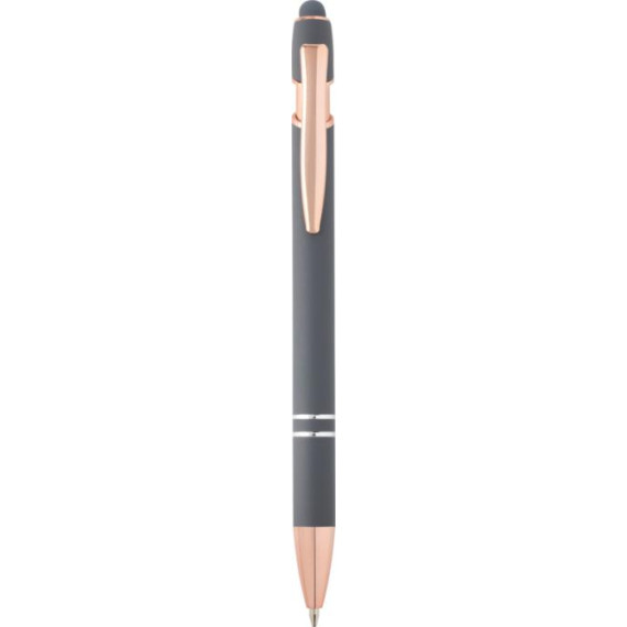 Stylo publicitaire bille Nanna avec finition or rose Stylo publicitaire bille Nanna avec finition or rose