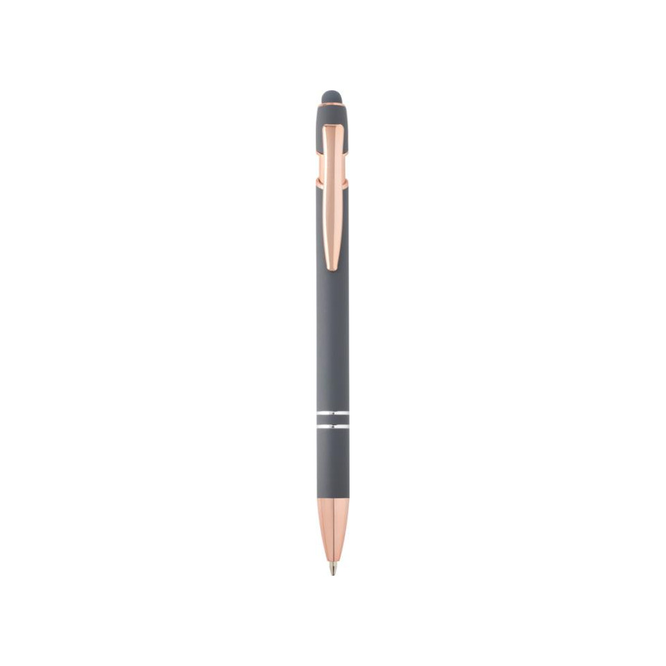 Stylo publicitaire bille Nanna avec finition or rose