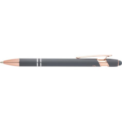 Stylo publicitaire bille Nanna avec finition or rose Stylo publicitaire bille Nanna avec finition or rose