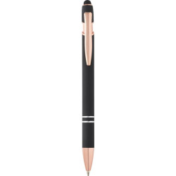 Stylo publicitaire bille Nanna avec finition or rose Stylo publicitaire bille Nanna avec finition or rose