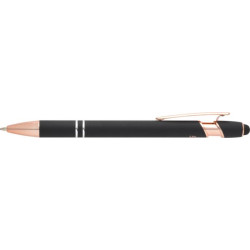 Stylo publicitaire bille Nanna avec finition or rose Stylo publicitaire bille Nanna avec finition or rose