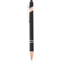 Stylo publicitaire bille Nanna avec finition or rose Stylo publicitaire bille Nanna avec finition or rose