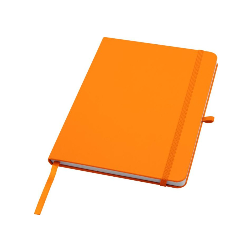 Carnet publicitaire A5 Teak ligné recyclé à couverture rigide