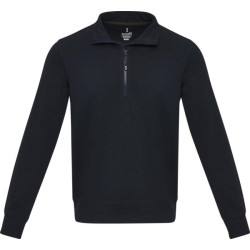 Sweater publicitaire unisexe Aware™ recyclé à fermeture quart de zip 280 g/m2 Sweater publicitaire unisexe Aware™ recyclé à fermeture quart de zip 280 g/m2