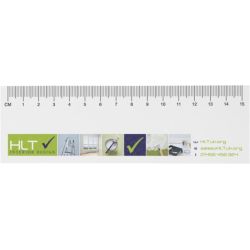 Notes publicitaires autocollantes recyclées Sticky-Mate® avec règle imprimée 15 cms Notes publicitaires autocollantes recyclées Sticky-Mate® avec règle imprimée 15 cms