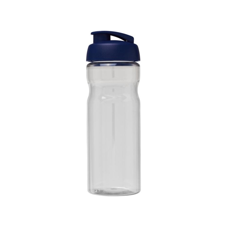 Bouteille publicitaire fabriquée en Europe de sport H2O Active® Eco Base 650 ml avec couvercle à bascule