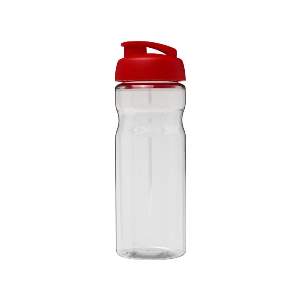 Bouteille publicitaire fabriquée en Europe de sport H2O Active® Eco Base 650 ml avec couvercle à bascule