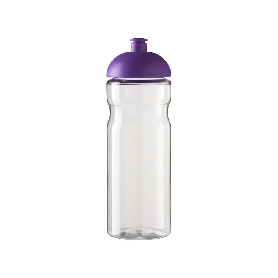 Bouteille publicitaire fabriquée en Europe de sport H2O Active® Eco Base 650 ml avec couvercle dôme