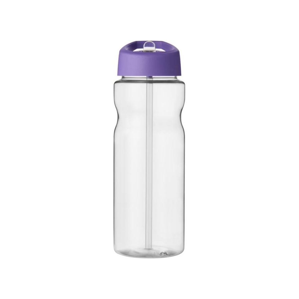 Bouteille publicitaire fabriquée en Europe de sport H2O Active® Eco Base 650 ml couvercle bec verseur