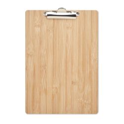 Porte-bloc A4 publicitaire personnalisable en bambou Porte-bloc A4 publicitaire personnalisable en bambou