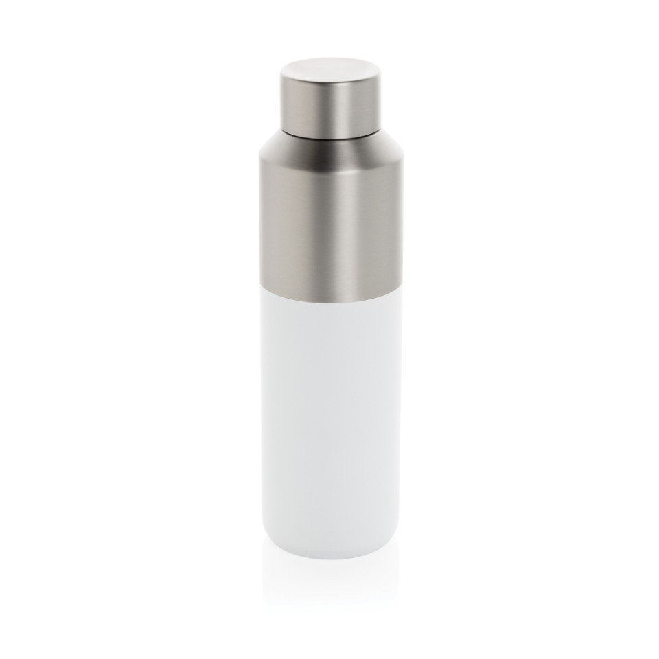 Bouteille publicitaire d'eau 600ml en acier recyclé certifiée RCS Fluid
