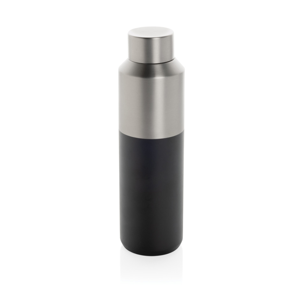 Bouteille publicitaire d'eau 600ml en acier recyclé certifiée RCS Fluid