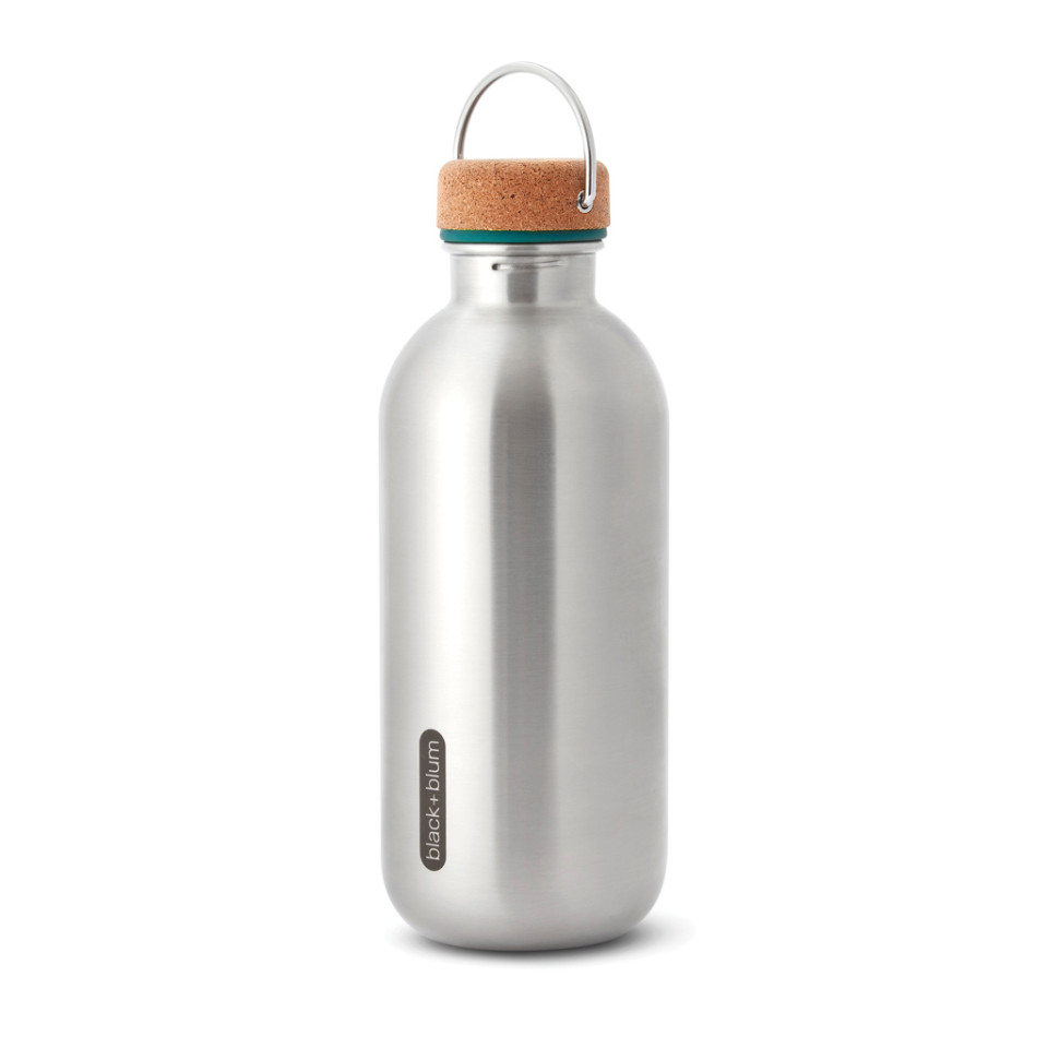 Bouteille publicitaire d'eau 600ml en acier Black+Blum