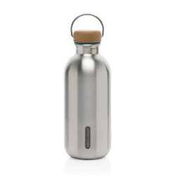 Bouteille publicitaire d'eau 600ml en acier Black+Blum