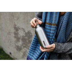 Bouteille publicitaire d'eau 600ml en acier Black+Blum