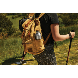 Bouteille publicitaire d'eau 600ml en acier Black+Blum