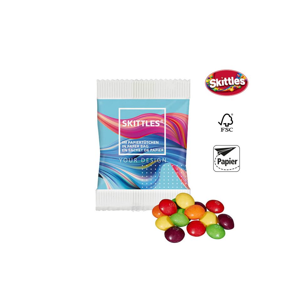 Bonbon Skittles personnalisé EXPRESS fabriqué en Europe
