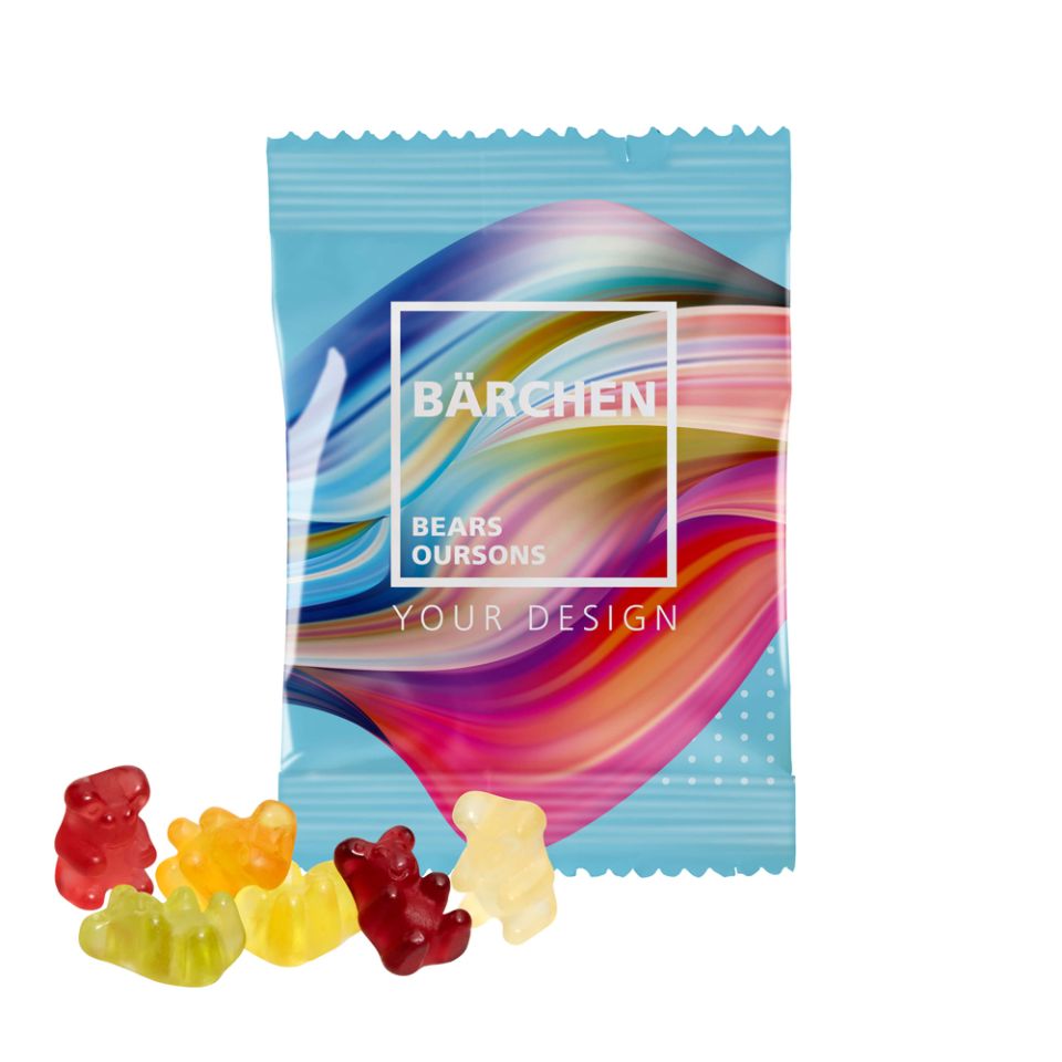 Oursons en Gomme de fruits personnalisés Express fabriqués en Europe