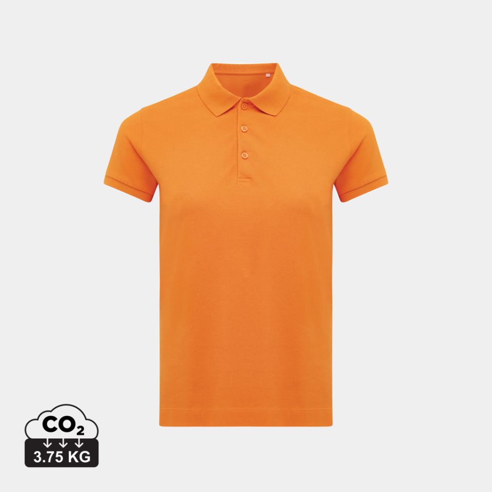 Polo publicitaire en coton piqué et recyclé Iqoniq Yosemite Femme 220g/m²