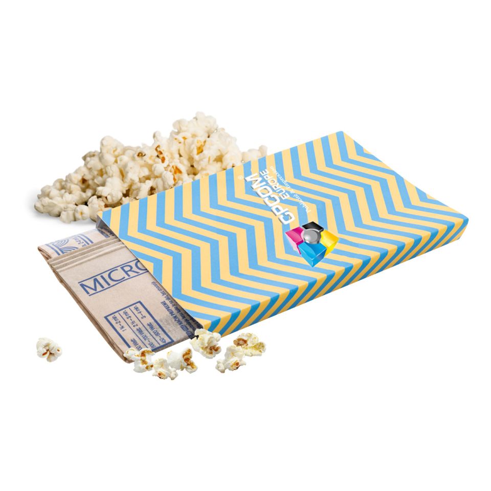 Sachet de Popcorn salé en carton personnalisé pour micro-onde fabriqué en Europe Express