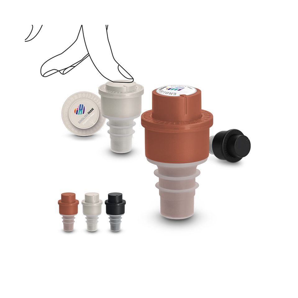 Bouchon de bouteille personnalisé avec pompe vide d’air