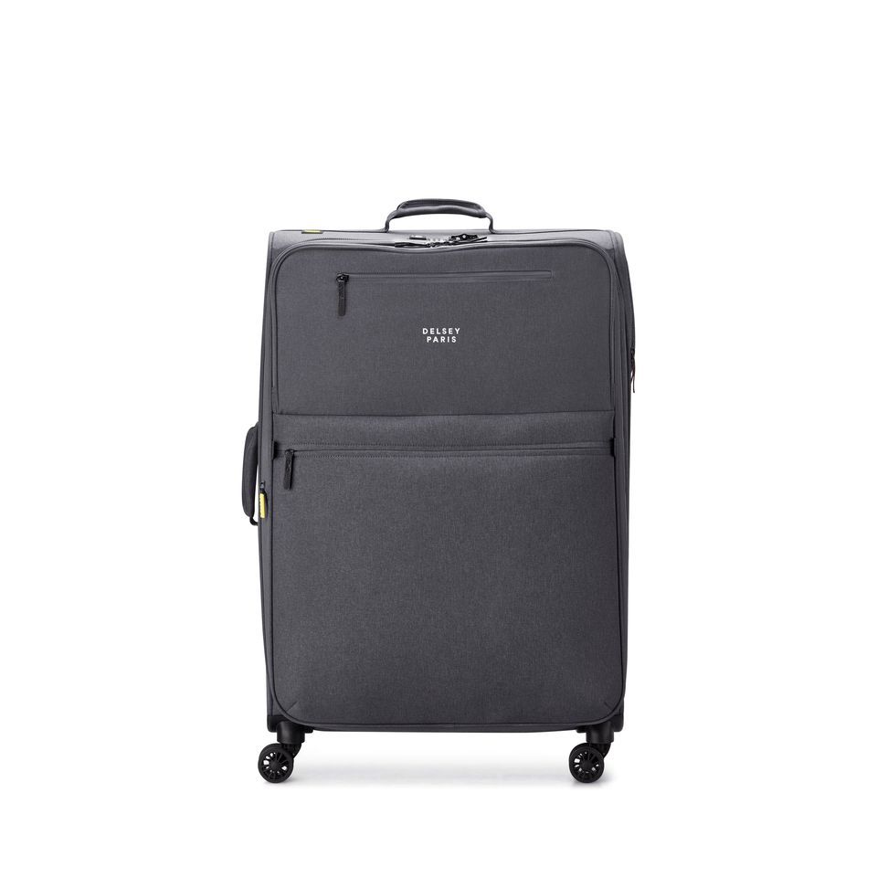 Valise personnalisable trolley Delsey Maubert 2.0 soute 79 cm extensible recyclée fabriquée en France