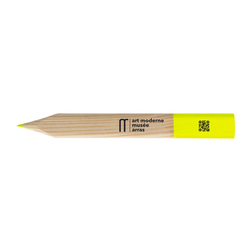 Surligneur publicitaire bois Français pin sylvestre sans vernis 15 cm