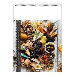 Calendrier publicitaire fabriqué en France Couleurs cuisine 13 feuillets