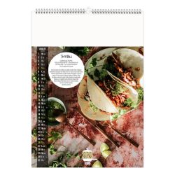 Calendrier publicitaire fabriqué en France Couleurs cuisine 13 feuillets Calendrier publicitaire fabriqué en France Couleurs cuisine 13 feuillets