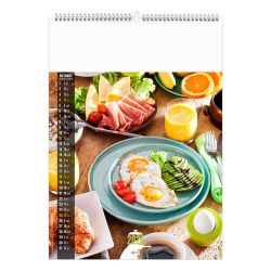 Calendrier publicitaire fabriqué en France Couleurs cuisine 13 feuillets Calendrier publicitaire fabriqué en France Couleurs cuisine 13 feuillets