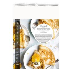 Calendrier publicitaire fabriqué en France Couleurs cuisine 13 feuillets Calendrier publicitaire fabriqué en France Couleurs cuisine 13 feuillets