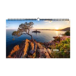 Calendrier personnalisé fabriqué en France 13 feuillets Envergure grand format Calendrier personnalisé fabriqué en France 13 feuillets Envergure grand format