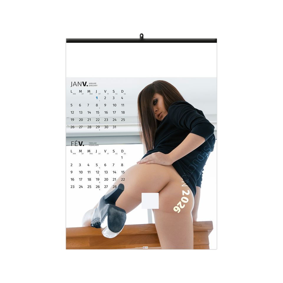 Calendrier personnalisable fabriqué en France 6 et 7 feuillets Séduction grand format