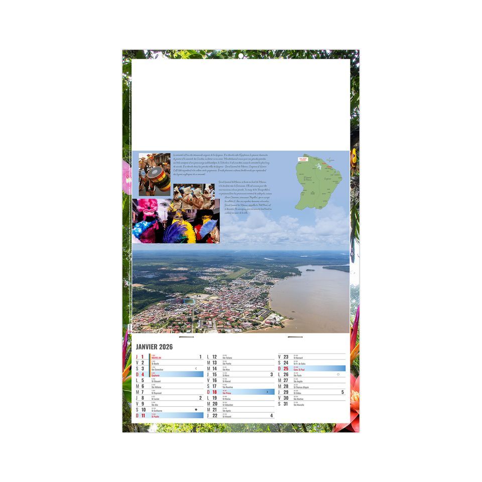 Calendrier personnalisable fabriqué en France 1 Vue Noé