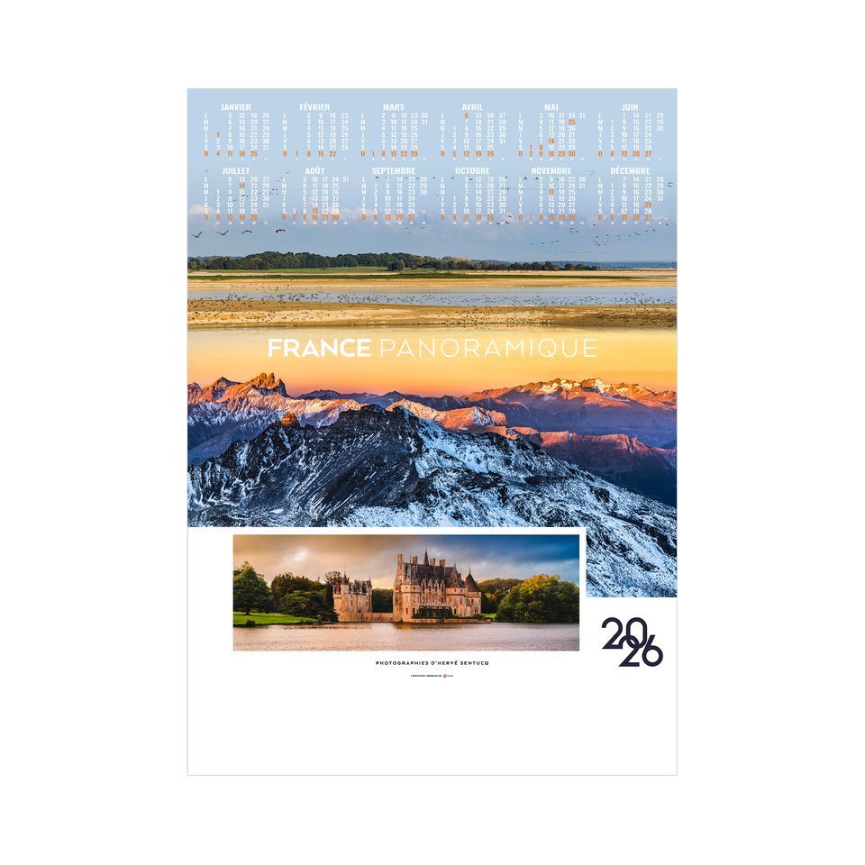 Poster publicitaire fabriqué en France Patrimoine 500x700 mm