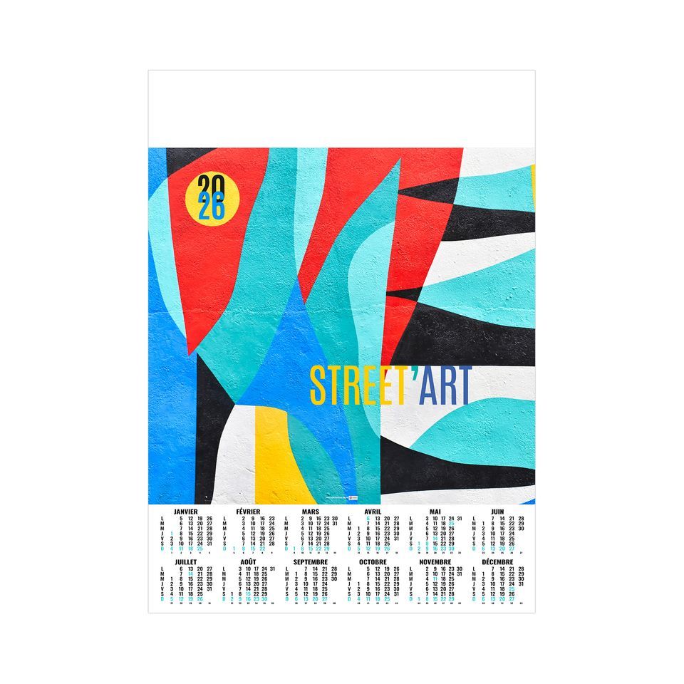 Poster publicitaire fabriqué en France Pop Art 500x700 mm