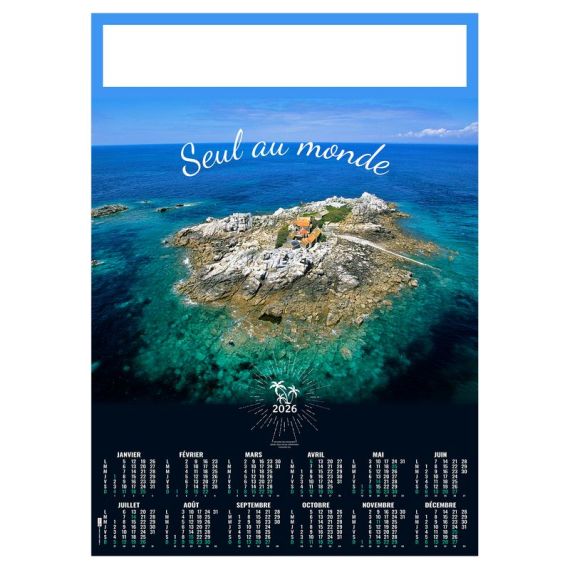 Poster publicitaire fabriqué en France L'eau vue du Ciel 500x700 mm Poster publicitaire fabriqué en France L'eau vue du Ciel 500x700 mm