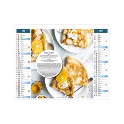 Calendrier personnalisable fabriqué en France 2 en 1 Fooding Calendrier personnalisable fabriqué en France 2 en 1 Fooding