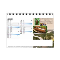 Calendrier personnalisé fabriqué en France Équateur 310x110 mm Calendrier personnalisé fabriqué en France Équateur 310x110 mm