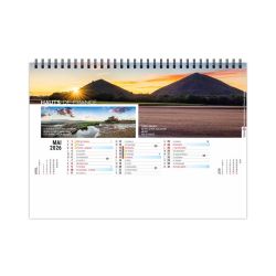 Calendrier publicitaire fabriqué en France de bureau Fance 13 feuillets Calendrier publicitaire fabriqué en France de bureau Fance 13 feuillets