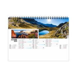 Calendrier publicitaire fabriqué en France de bureau Fance 13 feuillets Calendrier publicitaire fabriqué en France de bureau Fance 13 feuillets