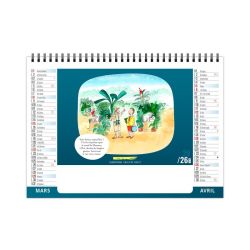 Calendrier publicitaire fabriqué en France de bureau Humour au travail 7 feuillets Calendrier publicitaire fabriqué en France de bureau Humour au travail 7 feuillets
