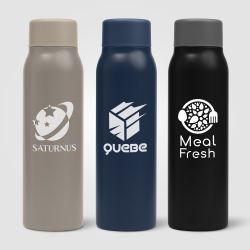Bouteille personnalisée Breeze boissons gazeuses en Acier Inoxydable Recyclé 590 ml Bouteille personnalisée Breeze boissons gazeuses en Acier Inoxydable Recyclé 590 ml