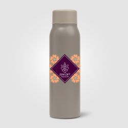 Bouteille personnalisée Breeze boissons gazeuses en Acier Inoxydable Recyclé 590 ml Bouteille personnalisée Breeze boissons gazeuses en Acier Inoxydable Recyclé 590 ml