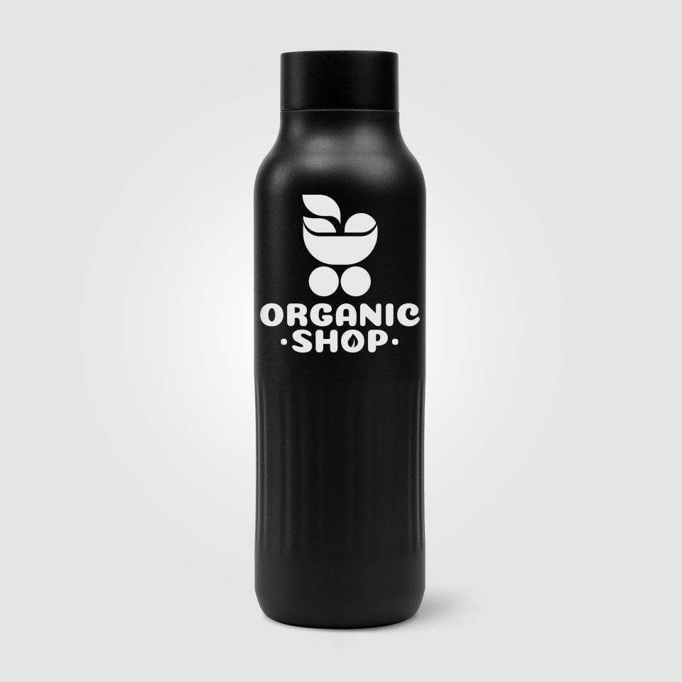 Gourde personnalisable Majesty en acier inoxydable recyclé 590 ml