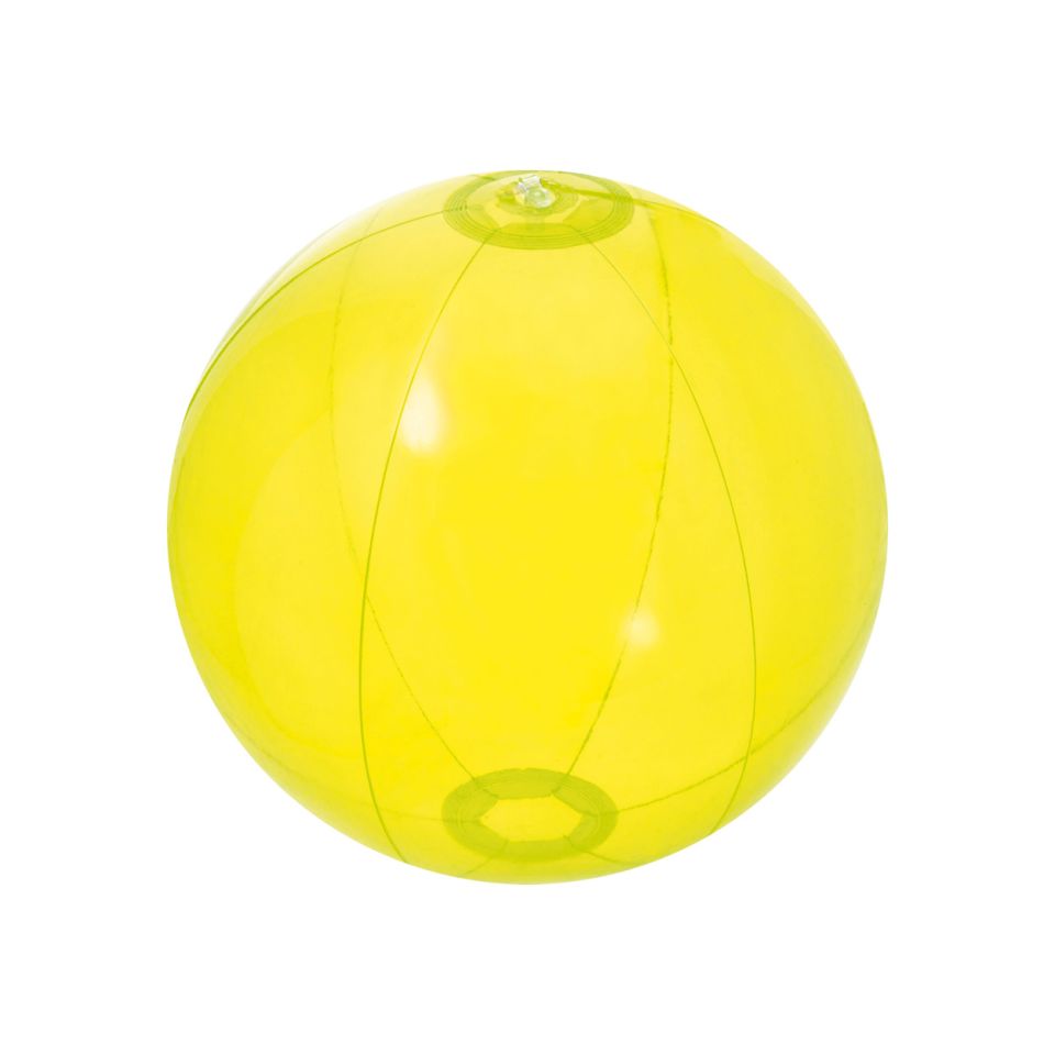 Ballon publicitaire de plage transparent