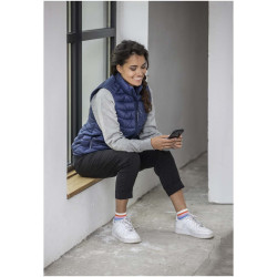 Bodywarmer publicitaire matelassé Femme Pallas recyclé GRS Bodywarmer publicitaire matelassé Femme Pallas recyclé GRS